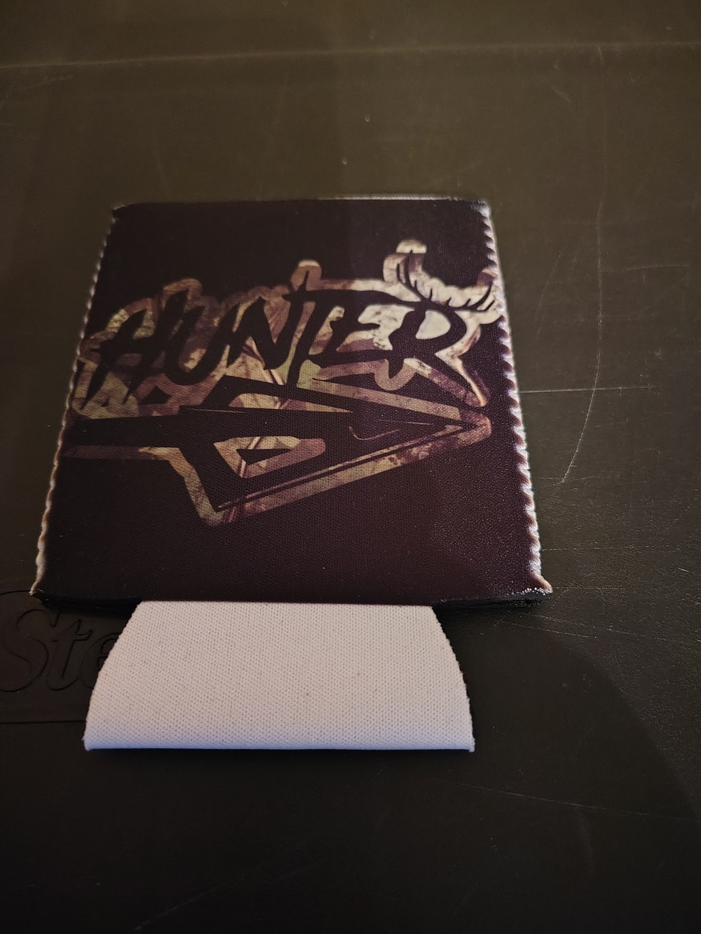 Hunter Graphic Black Can Cooler Sleeve - Picture 1 of 1